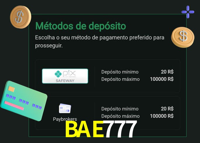 O cassino BAE777 oferece uma grande variedade de métodos de pagamento